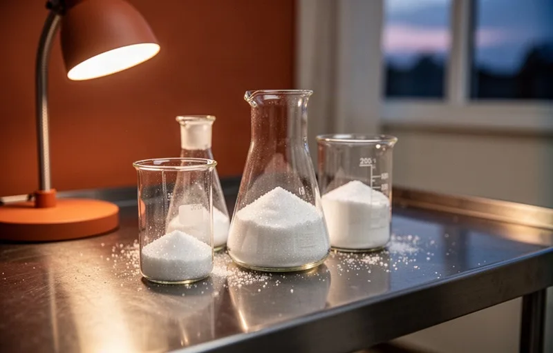 Micronisation de la créatine: taille des particules et dissolution